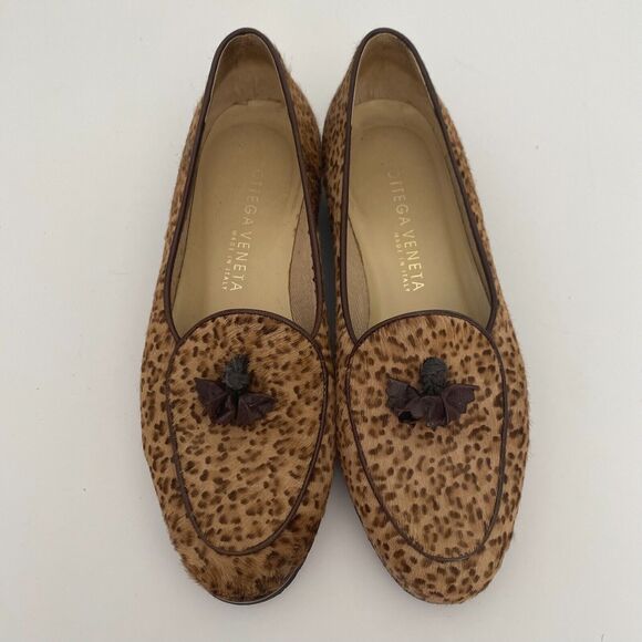 Bottega Venetta Leopard Cheetah Print Loafers Shoes Pony hair 35 EU - 5.5 US - Picture 15 of 15